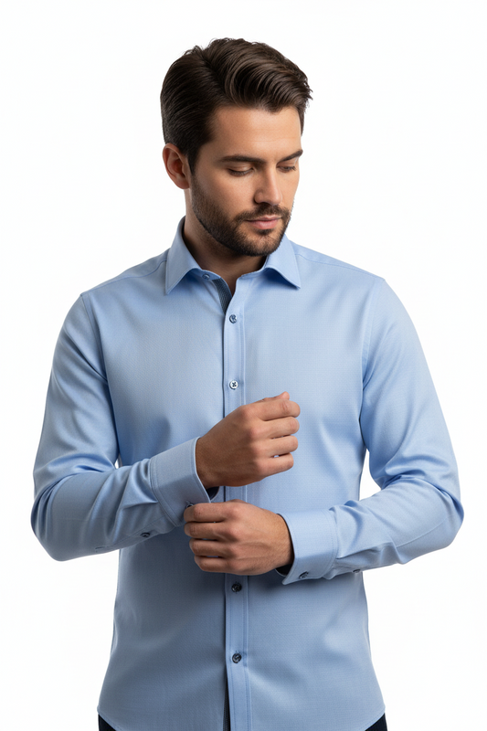 Full Sleeve Shirts Blue Yarndrop™