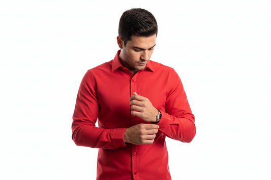 Full Sleeve Shirts Red-Yarndrop™